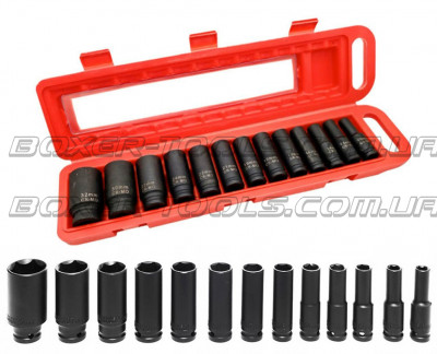 BX-7030 ½” Impact Socket Set 13 Pcs