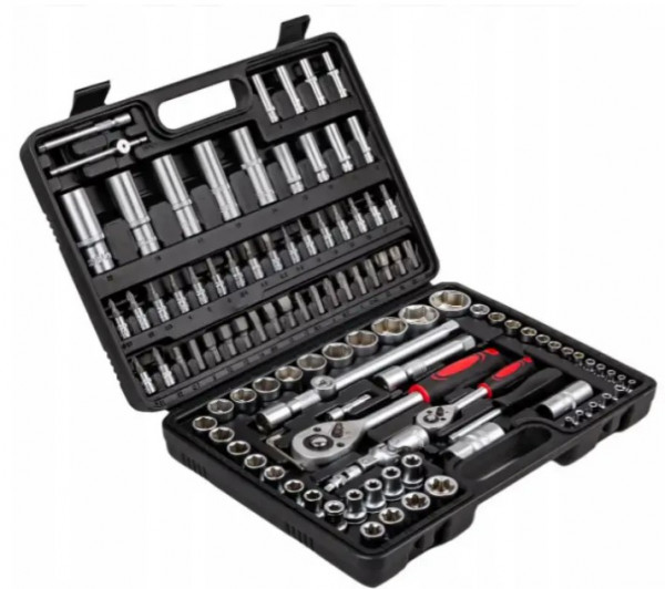OX-250S Set Of Tools 1/2" & 1/4" 108 Pcs