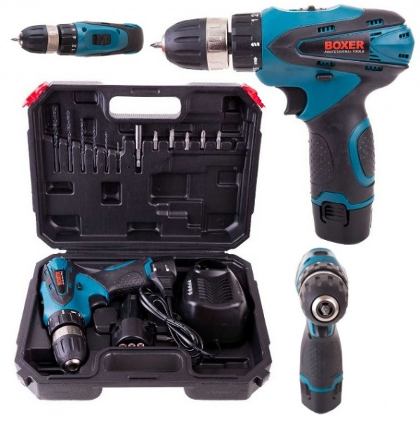 BX-137 Акумуляторний дриль 2x літій-іонний акумулятор 18V - 1350 об/хв