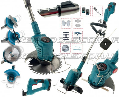BX-141 Cordless Grass Trimmer 2x24 V. Battery-2.5 A/Hour