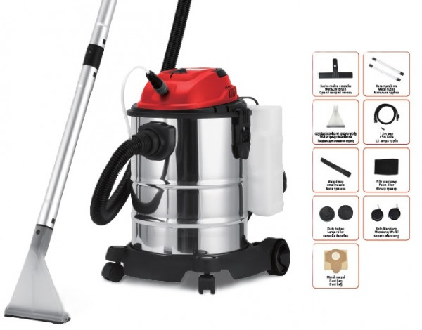 BX-3233 Industrial Vacuum Cleaner For Wet And Dry Cleaning 2800 Watts