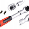 OX-213 Гаечный Ключ – Трещотка 1/2” - 72 Зуба + Набор Редукторов 1/4 И 3/8  