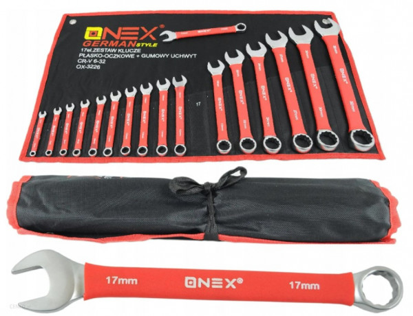 OX-3226 Набор Комбинированных Гаечных Ключей 6-32мм, 17 Предметов На Тряпке
