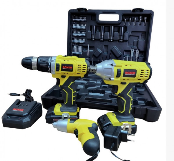 Cordless Screwdriver Drill Impact Wrench Screwdriver 2x - Main Image