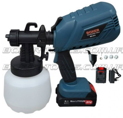 BX-213 Akkubetriebene Spritzpistole – 1200 L – 2x24 V