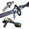 BX-3313 Cordless Angle Grinder + Mini-Saw 12” 2000 W. 2x24 Volts