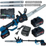 BX-3439 Cordless Chainsaw 12”  With 70–100 Cm Telescopic Pole. 2×48 V 5 Ah