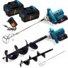 BX-3283 Cordless 2‑In‑1 Tool Earth Auger + Mixer – 2×48 V, 5.0 Ah
