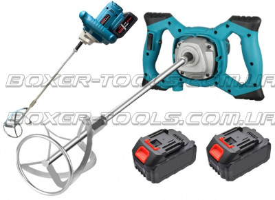 BX-3438 Cordless Construction Mixer 2x48 V, 5.0 